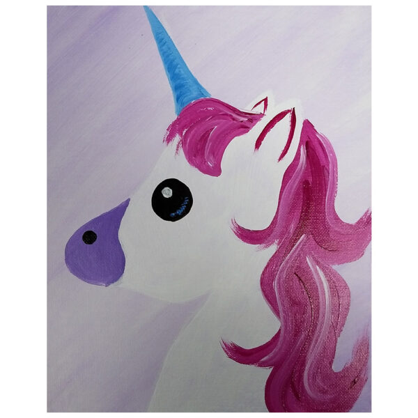 Unicorn Pre-drawn Canvas