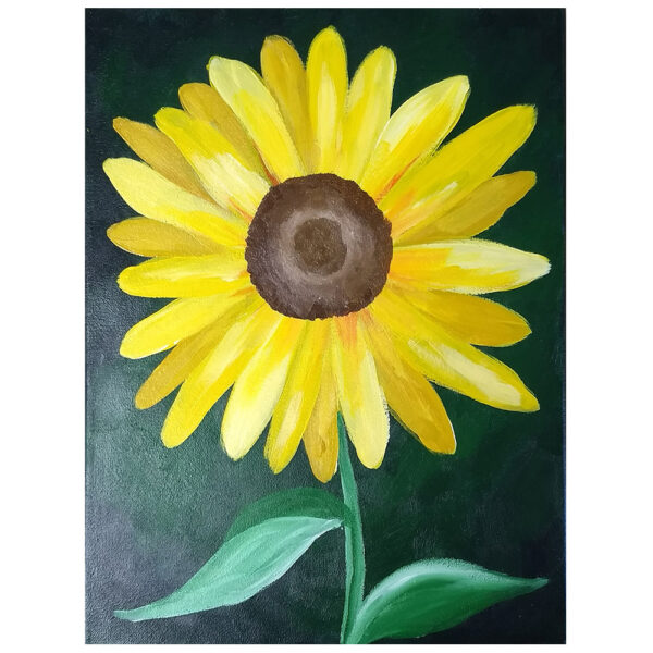 Sunflower Pre-drawn Canvas