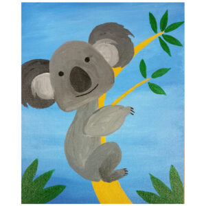 Koala Bear Pre-drawn Canvas